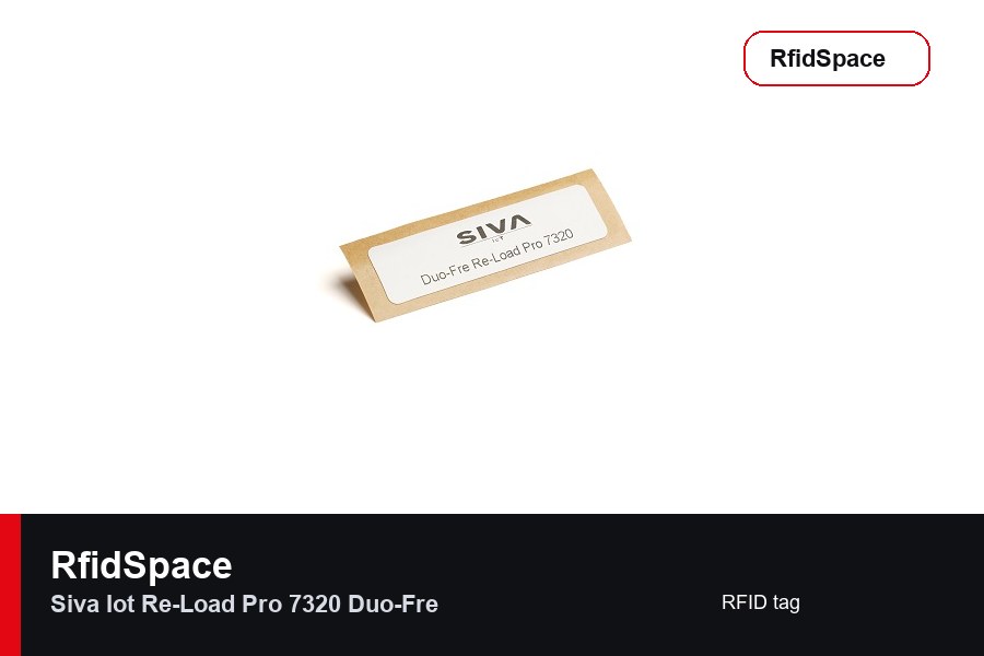 SIVA IoT Re-Load Pro 7320 Duo-Fre RFID tag marka ve model bilgili ürün görseli - RfidSpace donanım kataloğu