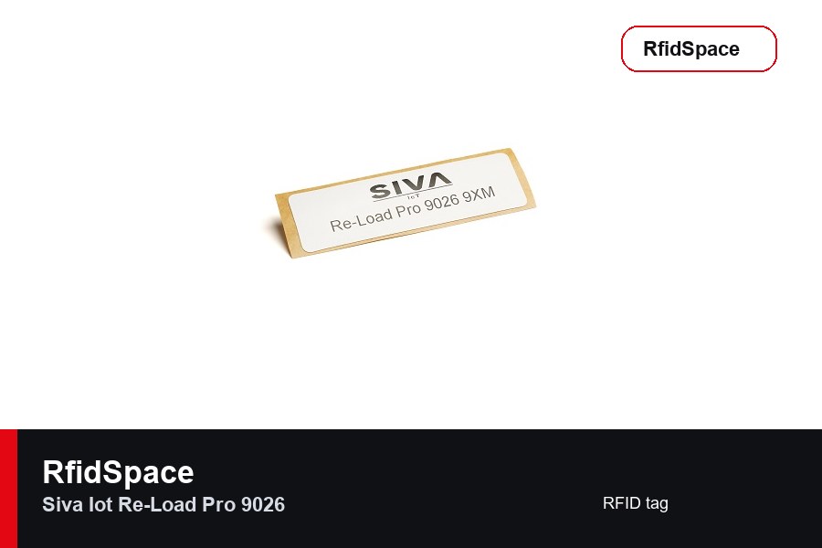 SIVA IoT Re-Load Pro 9026 RFID tag marka ve model bilgili ürün görseli - RfidSpace donanım kataloğu