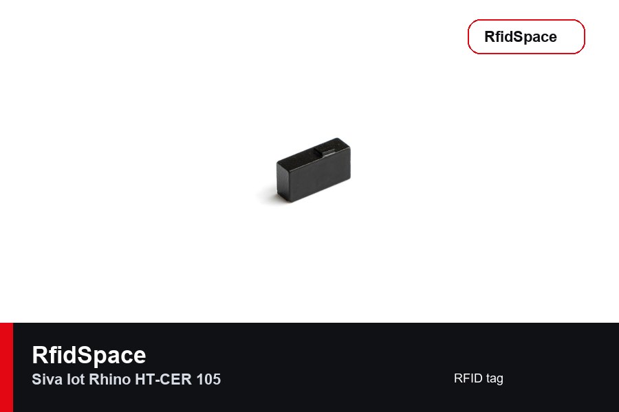 SIVA IoT Rhino HT-CER 105 RFID tag brand and model product image for RfidSpace hardware catalog