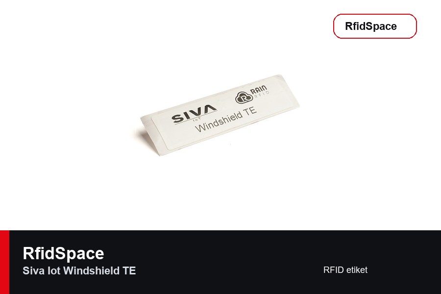SIVA IoT Windshield TE RFID label brand and model product image for RfidSpace hardware catalog