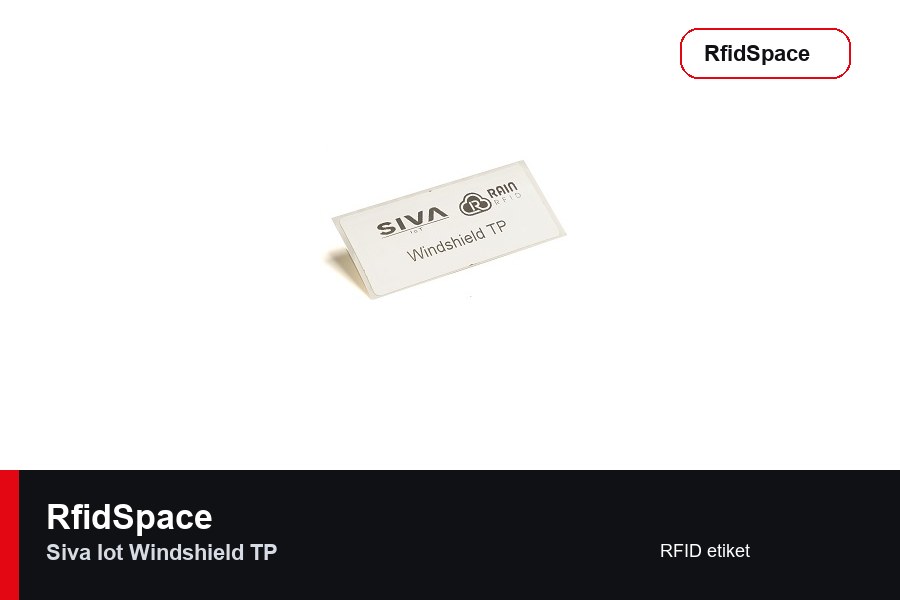 SIVA IoT Windshield TP RFID label brand and model product image for RfidSpace hardware catalog