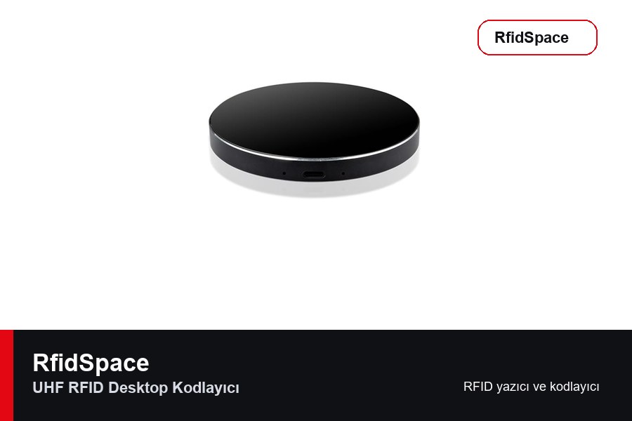RfidSpace UHF RFID Desktop Kodlayıcı RFID yazıcı ve kodlayıcı marka ve model bilgili ürün görseli - RfidSpace donanım kataloğu