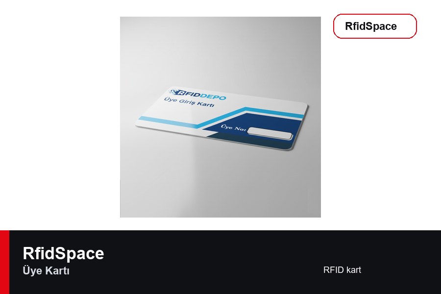 Üye Kartı RFID card brand and model product image for RfidSpace hardware catalog