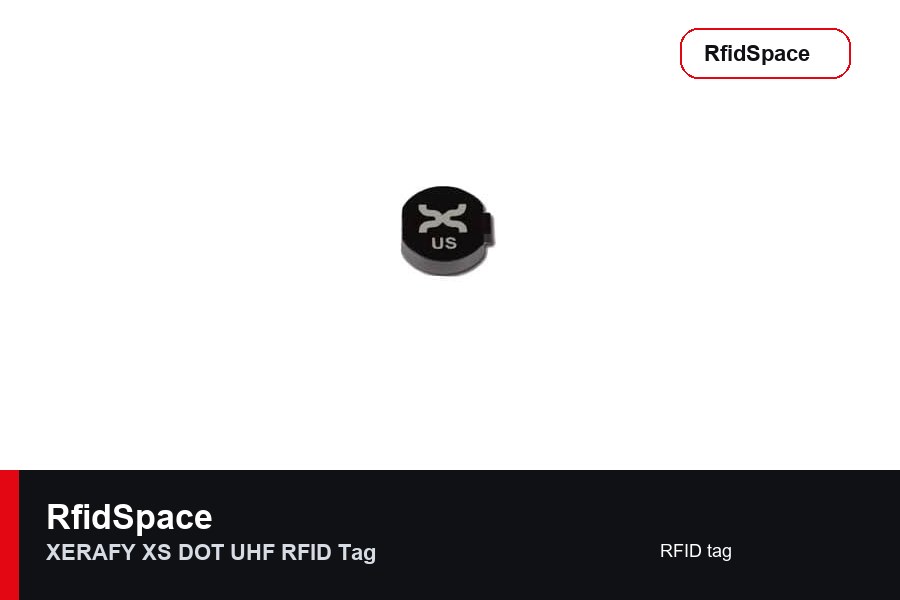 XERAFY XS DOT UHF RFID Tag RFID tag marka ve model bilgili ürün görseli - RfidSpace donanım kataloğu