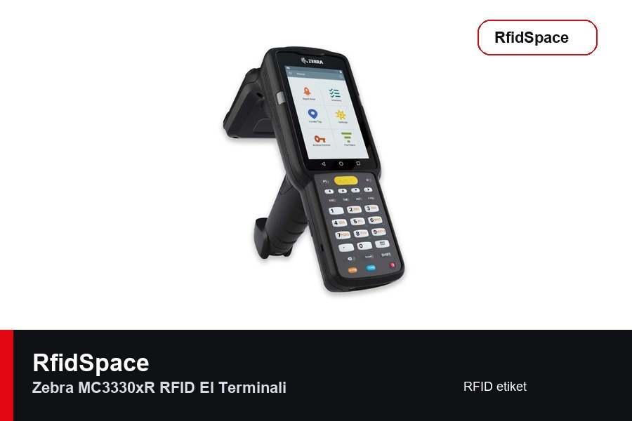 Zebra MC3330xR RFID El Terminali RFID el terminali marka ve model bilgili ürün görseli - RfidSpace donanım kataloğu