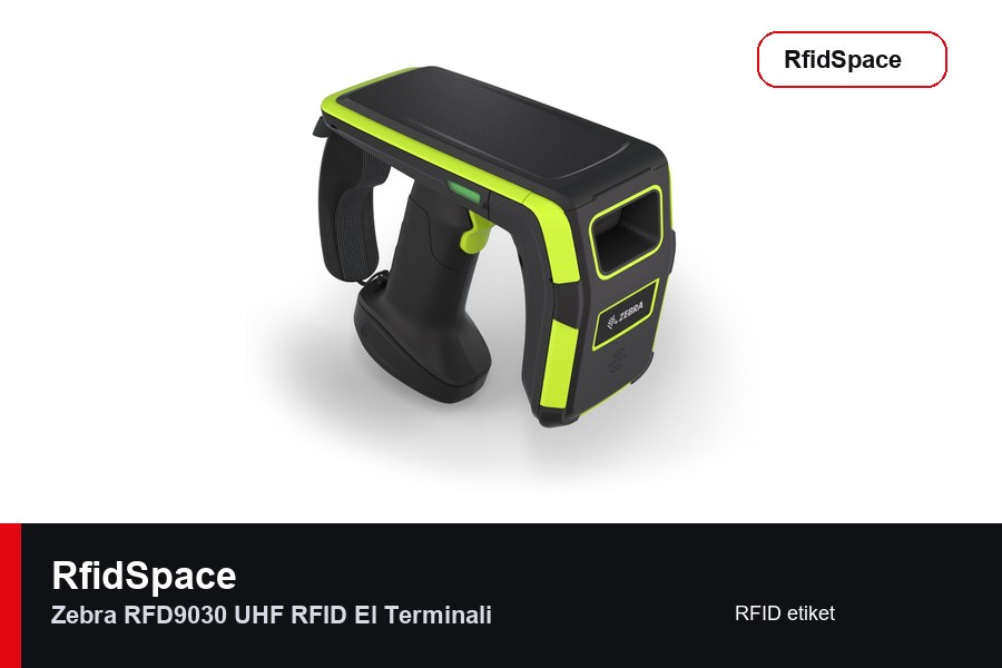Zebra RFD9030 UHF RFID El Terminali RFID el terminali marka ve model bilgili ürün görseli - RfidSpace donanım kataloğu
