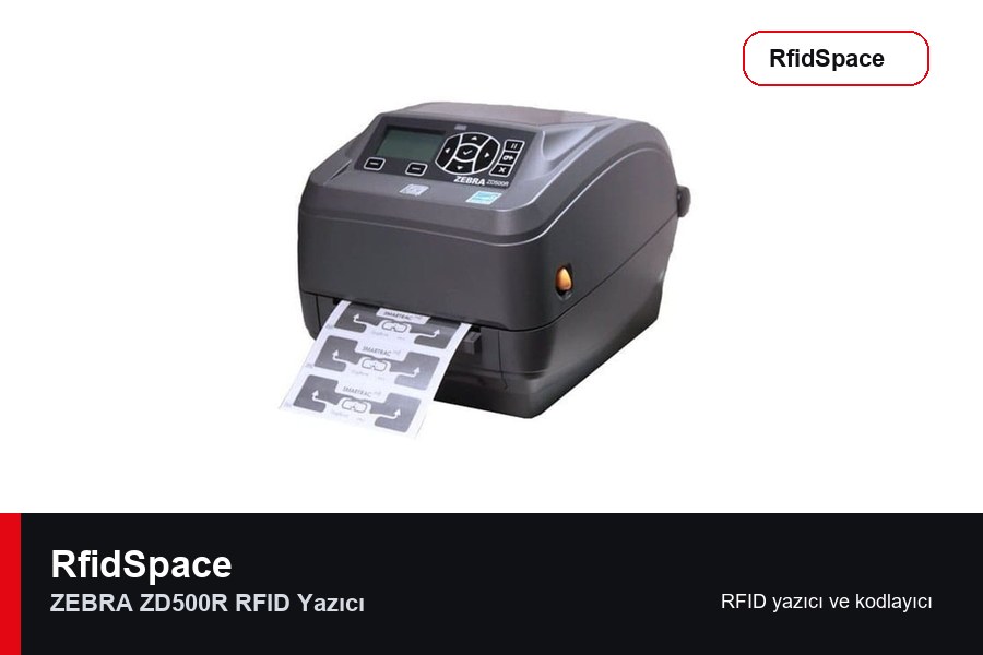 Zebra ZD500R RFID Yazıcı RFID yazıcı ve kodlayıcı marka ve model bilgili ürün görseli - RfidSpace donanım kataloğu