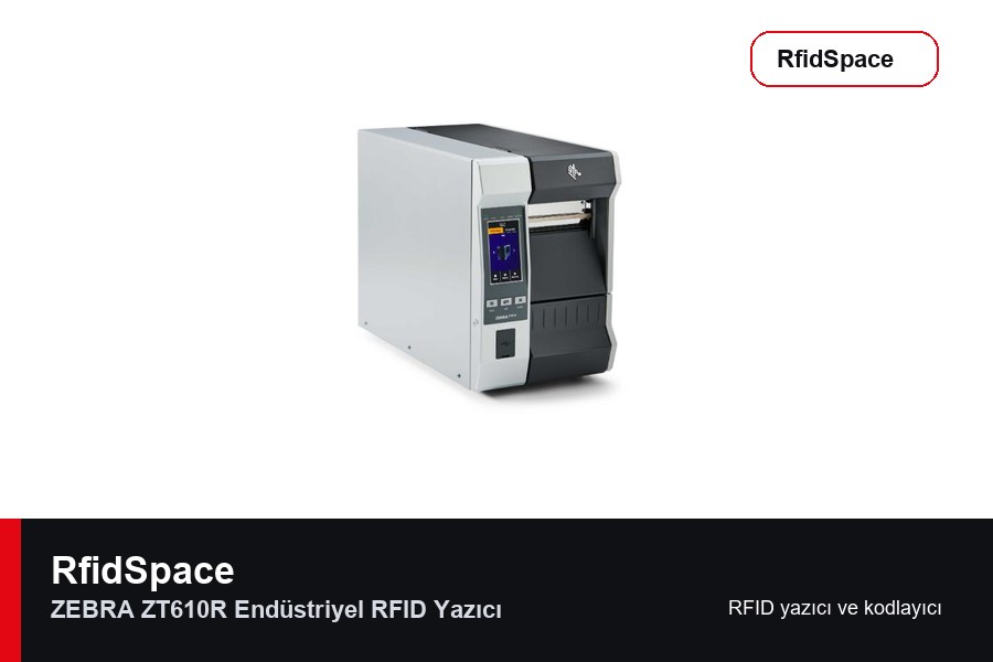 Zebra ZT610R Endüstriyel RFID Yazıcı RFID printer and encoder brand and model product image for RfidSpace hardware catalog