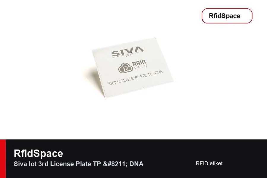 Siva IoT 3rd License Plate TP – DNA UHF RFID tag
