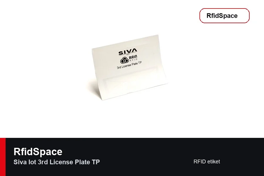 Siva IoT 3rd License Plate TP UHF RFID tag
