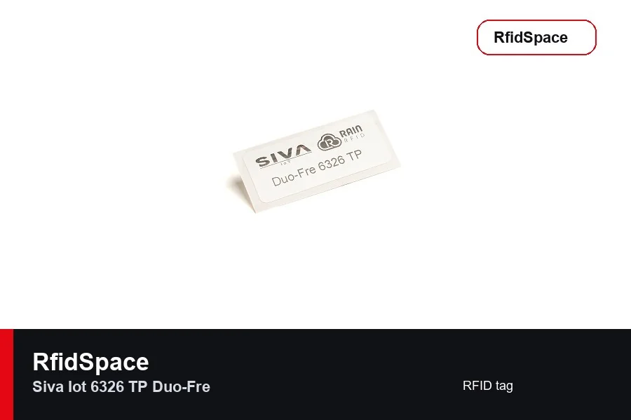 Siva IoT 6326 TP Duo-Fre UHF RFID etiket