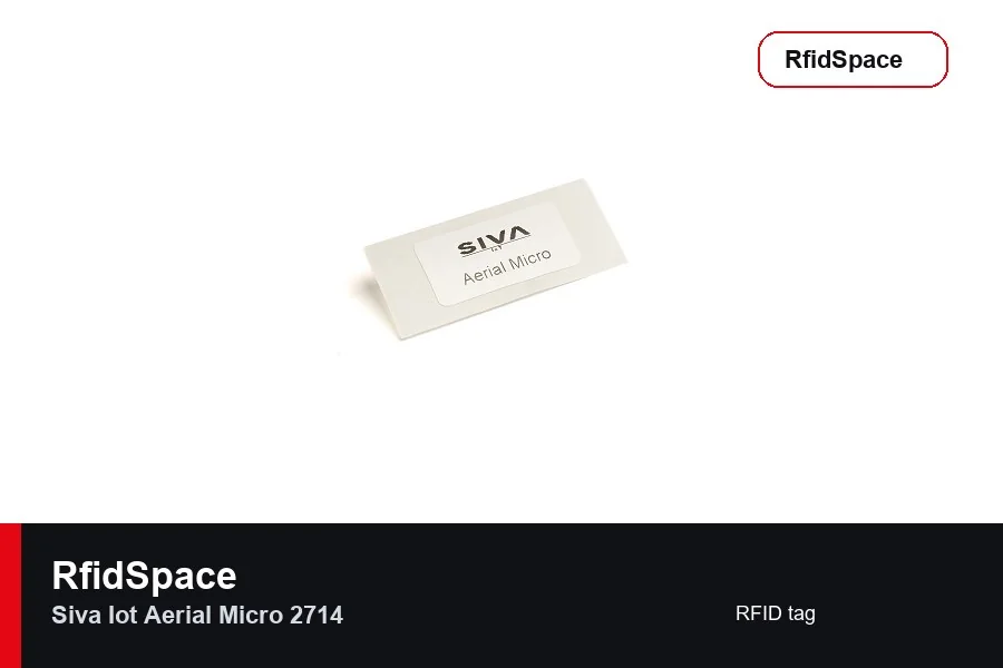Siva IoT Aerial Micro 2714 UHF RFID etiket