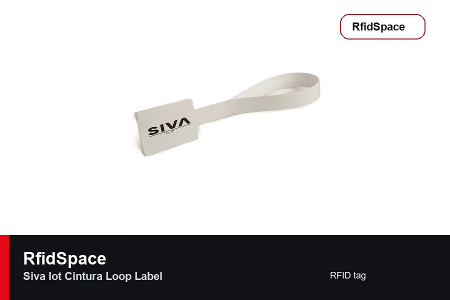 Siva IoT Cintura Loop Label UHF RFID etiket