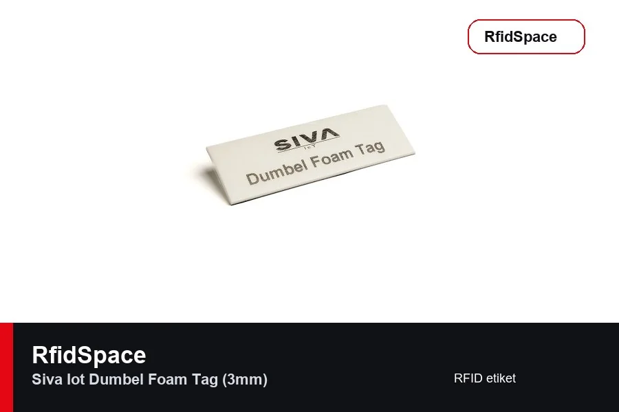 Siva IoT Dumbel Foam Tag (3mm) UHF RFID tag
