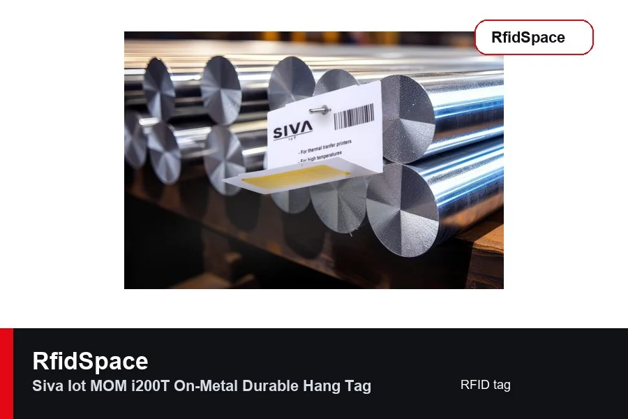 Siva IoT MOM i200T On-Metal Durable Hang Tag Metal üstü RFID etiketi