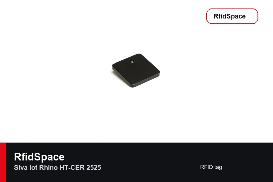 Siva IoT Rhino HT-CER 2525 UHF RFID etiket