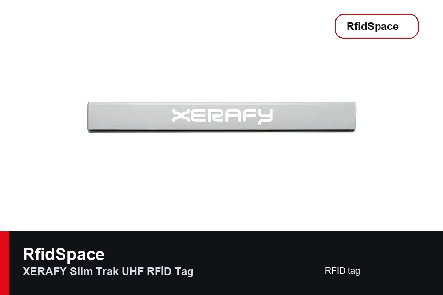 XERAFY Slim Trak UHF RFID Tag Metal üstü RFID etiketi