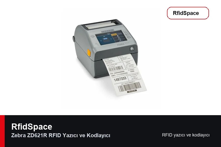 Zebra ZD621R RFID Yazıcı ve Kodlayıcı RFID yazıcı ve EPC kodlayıcı