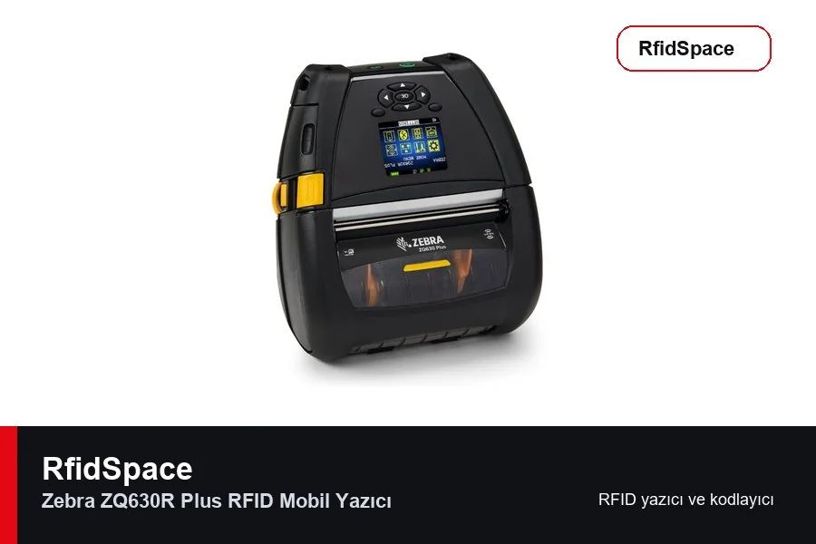 Zebra ZQ630R Plus RFID Mobil Yazıcı RFID yazıcı ve EPC kodlayıcı
