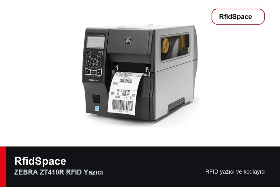 ZEBRA ZT410R RFID Yazıcı RFID yazıcı ve EPC kodlayıcı